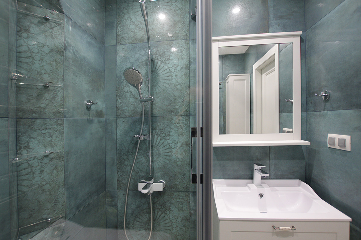 Эклектичный интерьер в пастельных тонах, Славянский бульвар