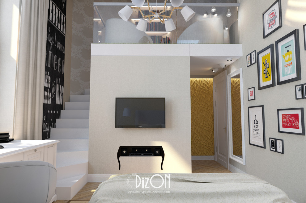 Комната девушки на мансарде