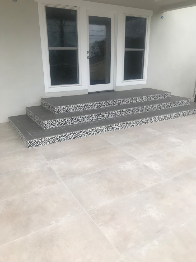 Patio Project Concrete & Tile