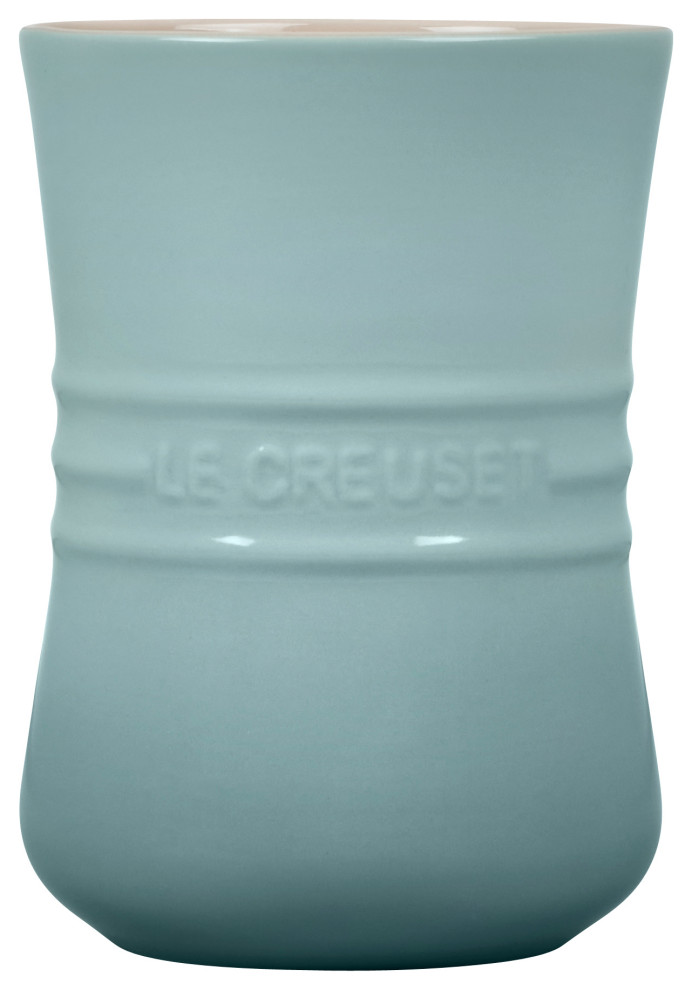 Le Creuset Sea Salt Stoneware Storage & Prep 1 Quart Utensil Crock