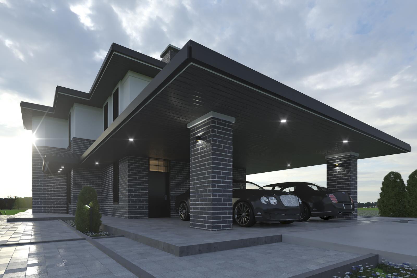 ИНДИВИДУАЛЬНЫЙ ЖИЛОЙ ДОМ Проект создан: 06/2018 Общая площадь: 272,35 м2