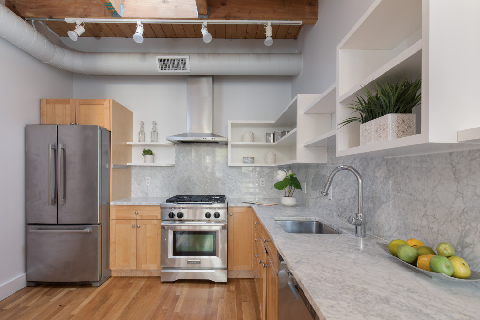 Brookline Street, Kitchen - Scandinavian - Kitchen ...