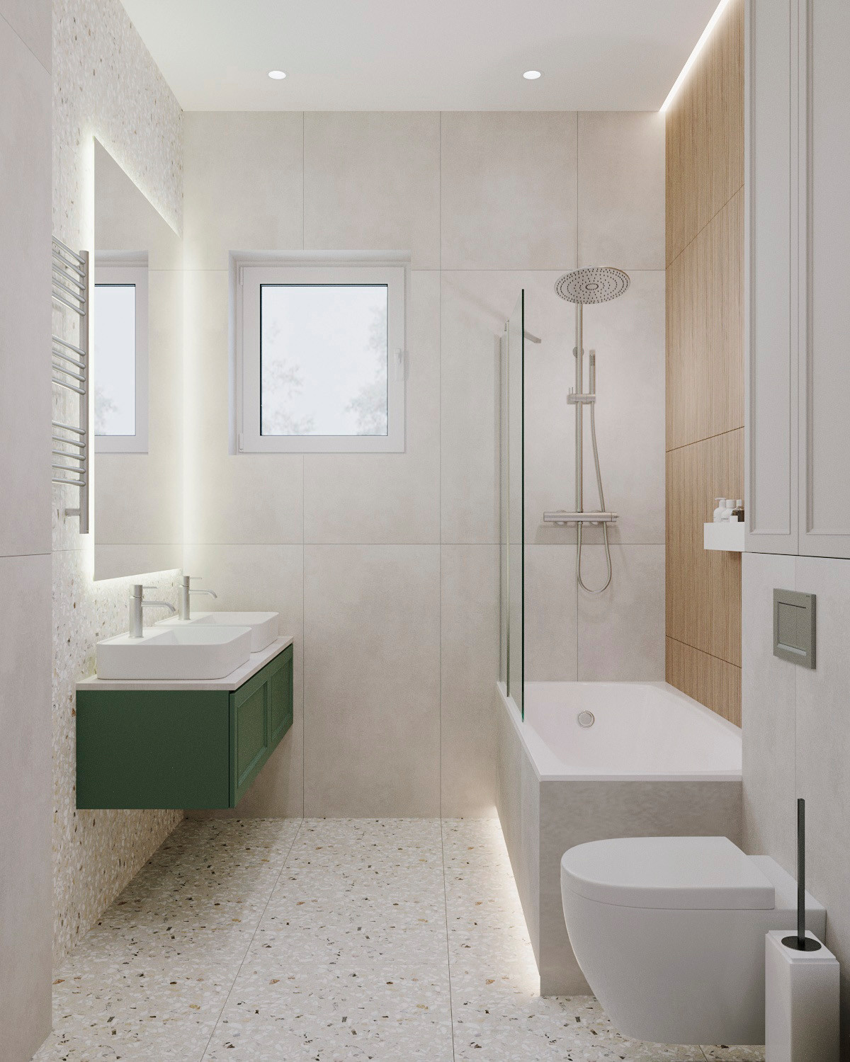 Дизайн проект дома 102м2 в Казани