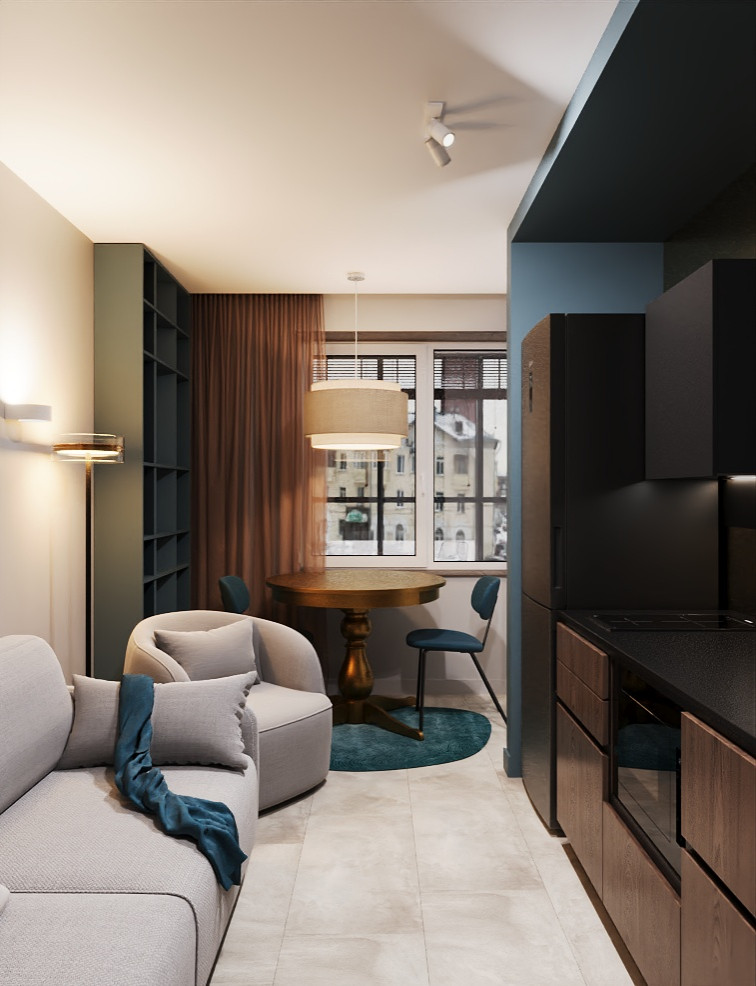 Квартира-студия, 40 м2