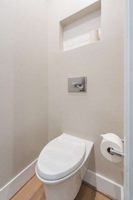 Woodland Elegance: Modern Kitchen & First Floor Revitalization modern-gaestetoilette