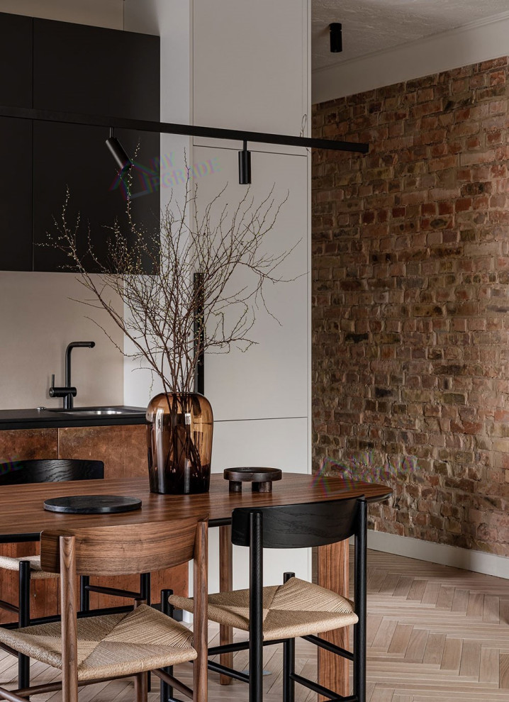 Mountain style kitchen photo in Vancouver