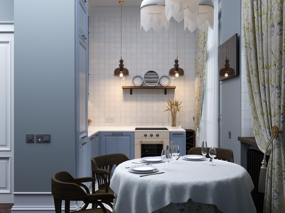 Дизайн-проект трехкомнатной квартиры для пары средних лет.