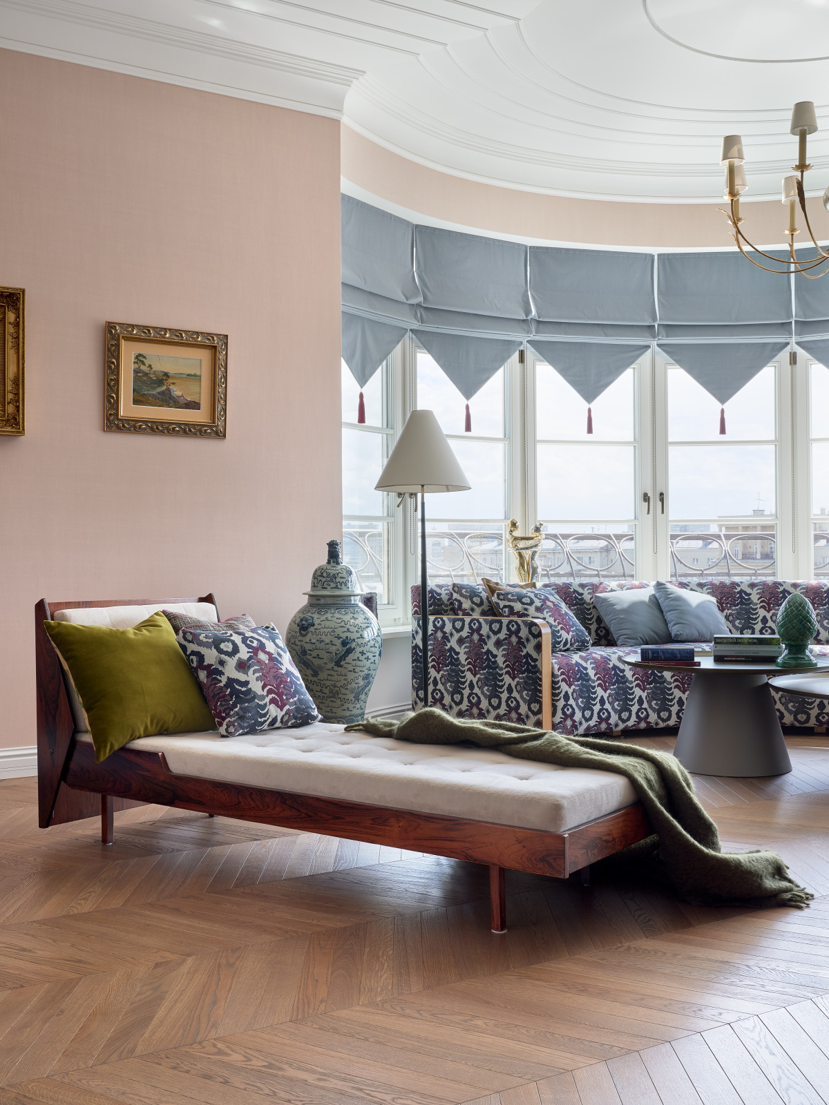 Квартира по проекту Нади Зотовой, 223 м². Публикация AD