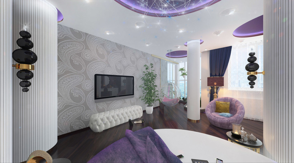 "Космическое Ар Деко". интерьер квартиры