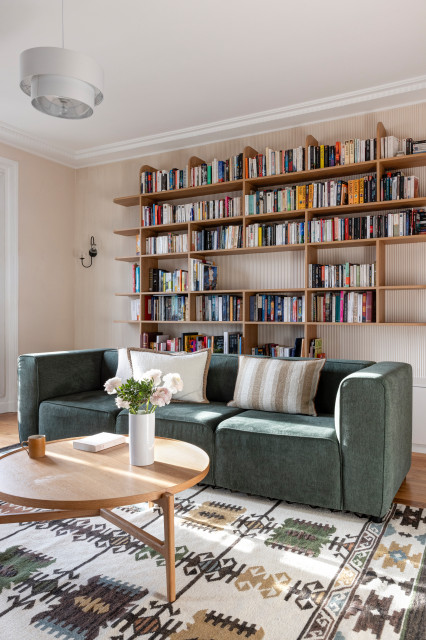 R&eacute;novation compl&egrave;te d&rsquo;un appartement &ndash; Paris 15e modern-wohnbereich