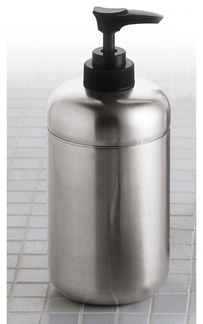 Satin Stainless Steel Soap Dispenser