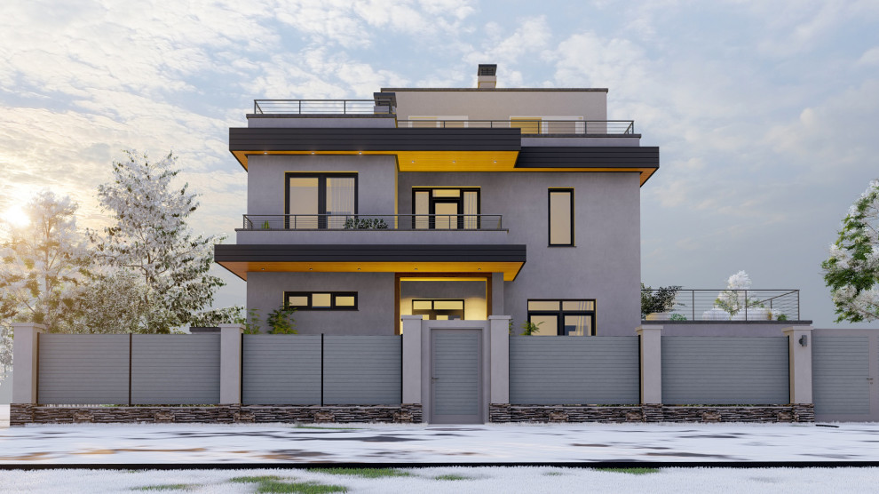 Современный загородный дом