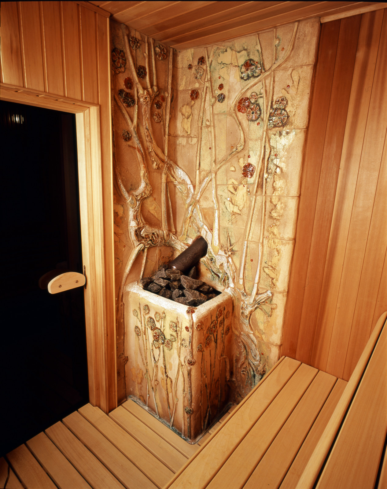 Декоративное оформление сауны и бассейна