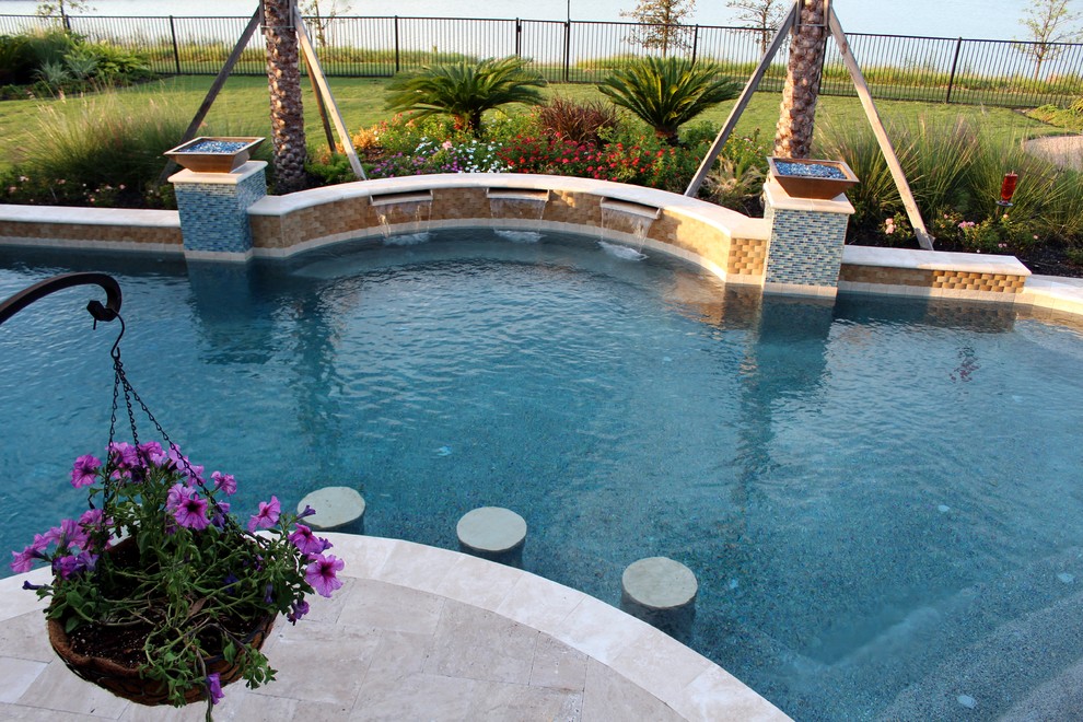 Pool - huge transitional pool idea in Houston