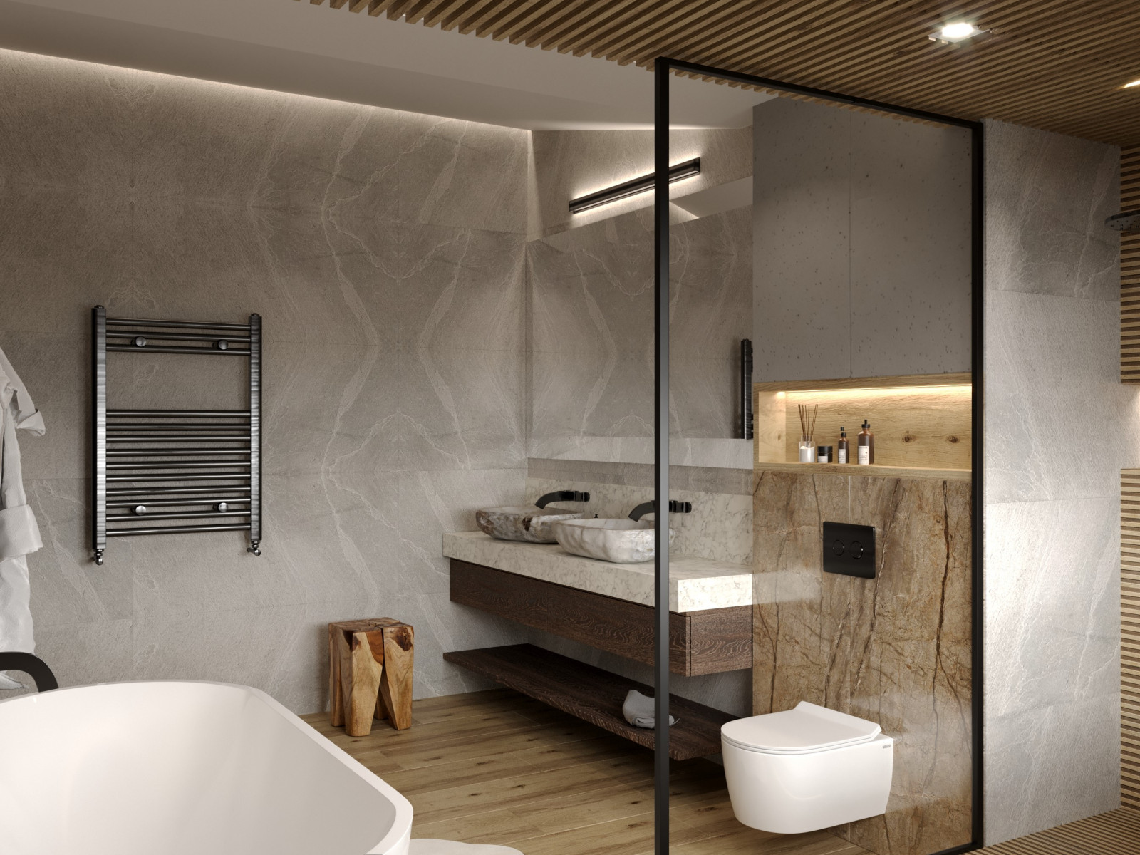 Дизайн проект интерьера загородного дома 850 м2