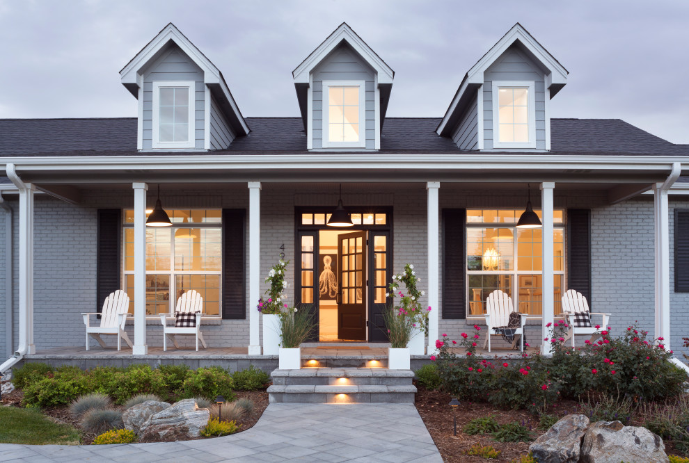 Inspiration for a transitional exterior home remodel in San Francisco