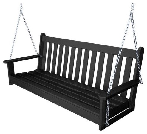 POLYWOOD&#174; 5-ft. Recycled Plastic Vineyard Porch Swing