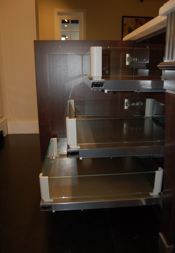 Inspiration for a transitional kitchen remodel in Miami