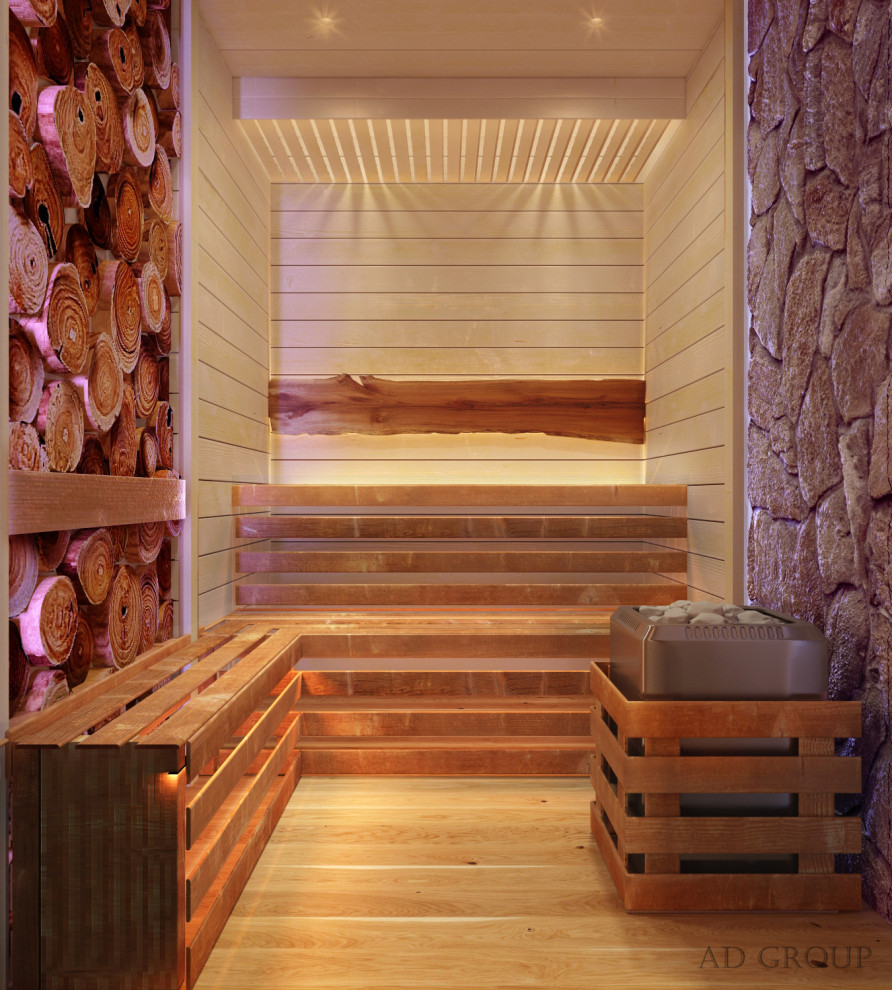 Банный комплекс в стиле Шале