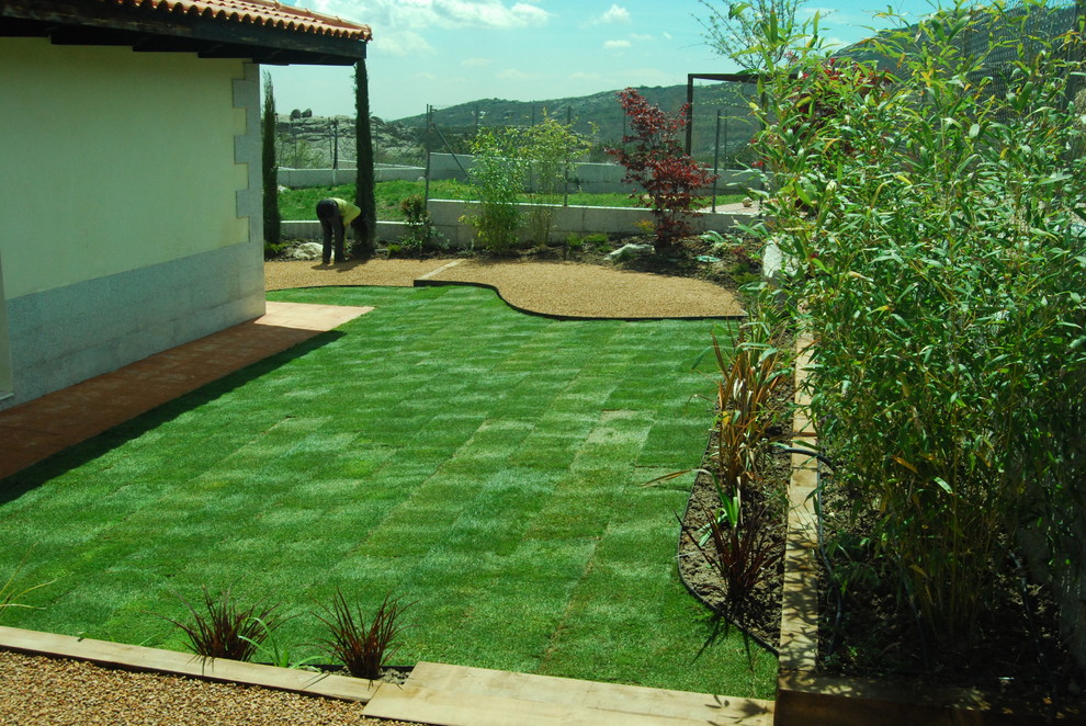Jardín con rincones pequeños
