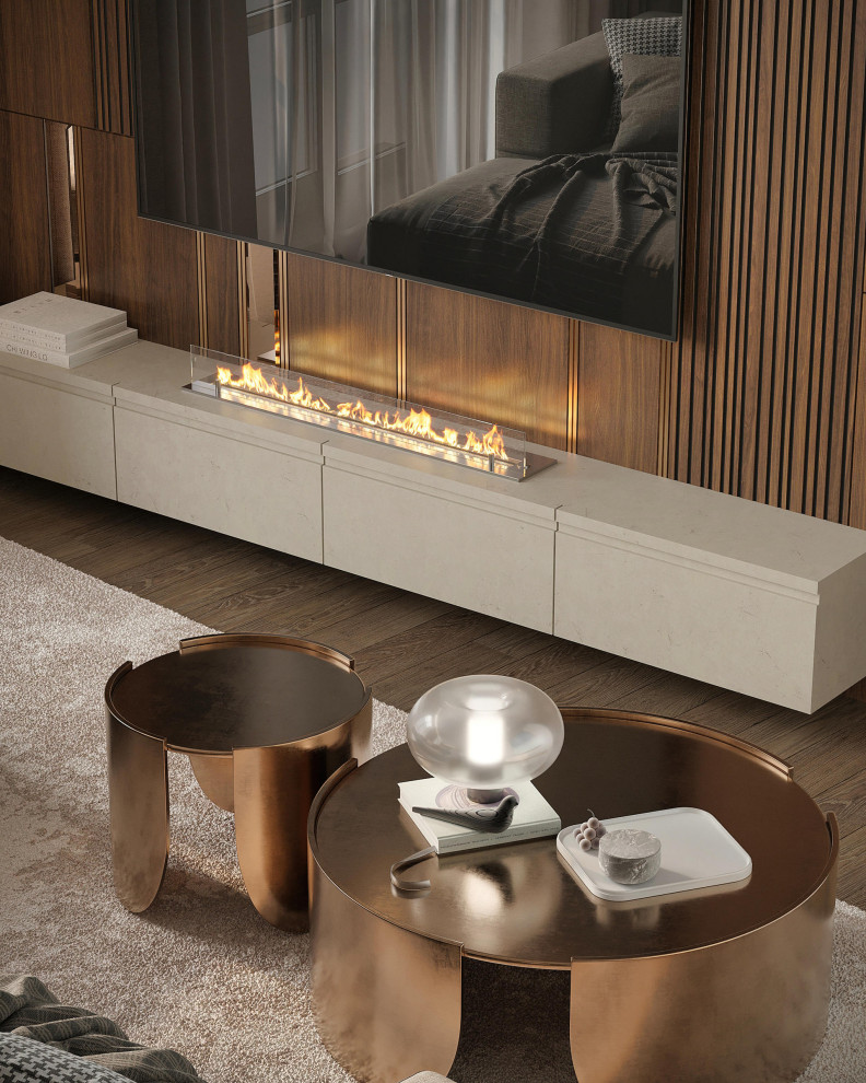 Роскошный дизайн квартиры в стиле современная классика в ЖК "Квартал Лахта парк"