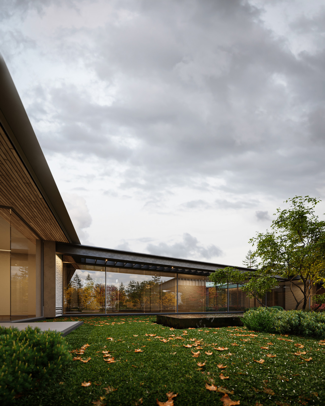 Introspective House рядом с Национальным парком «Лосиный Остров».