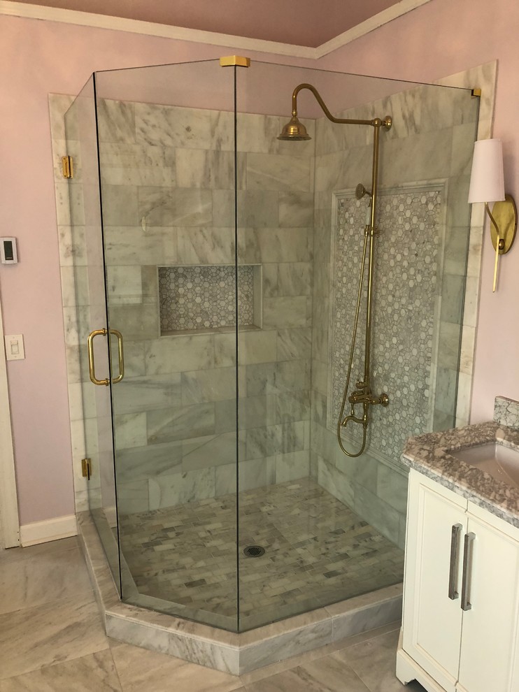 Roswell Ga Master Bathroom Remodel - Bathroom - Atlanta - by Tile Style ...