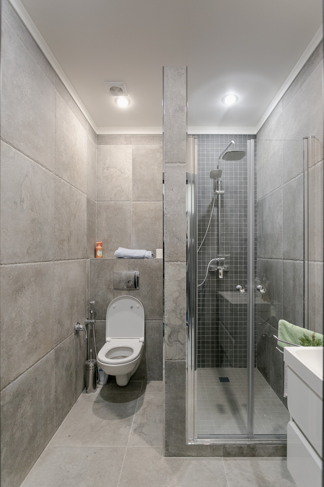 Санузел в квартире-студии