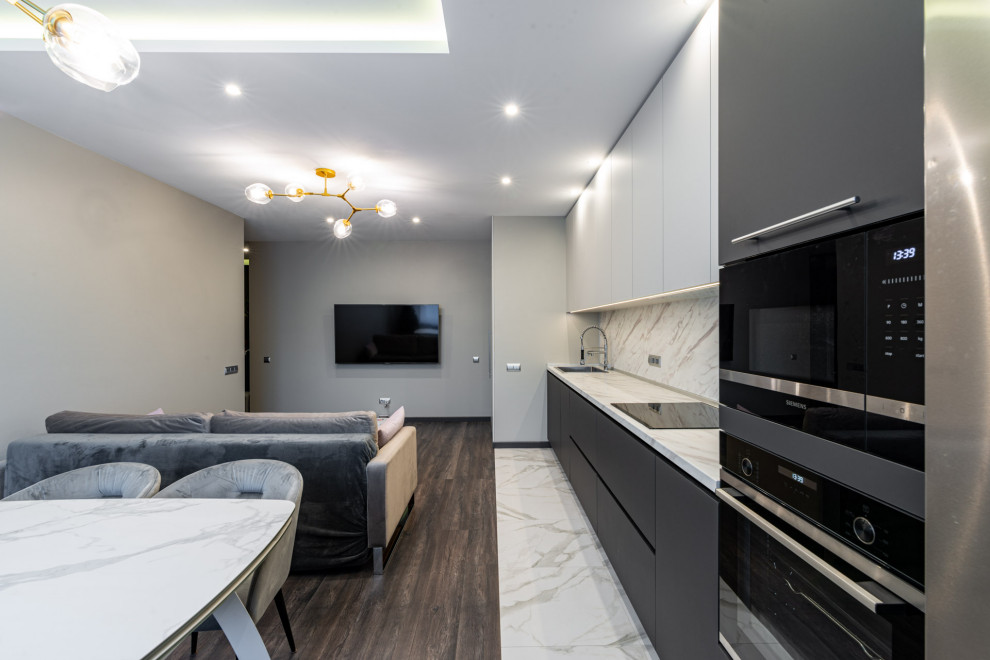 Трёхкомнатная квартир, фото выполненных работ