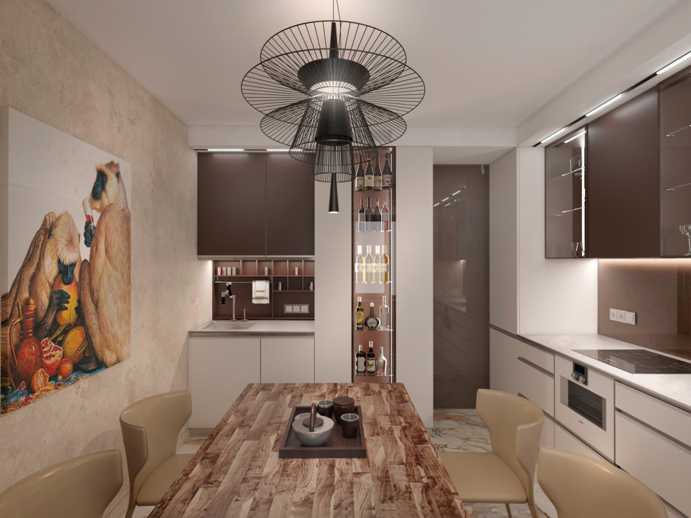 Небольшая современная кухня