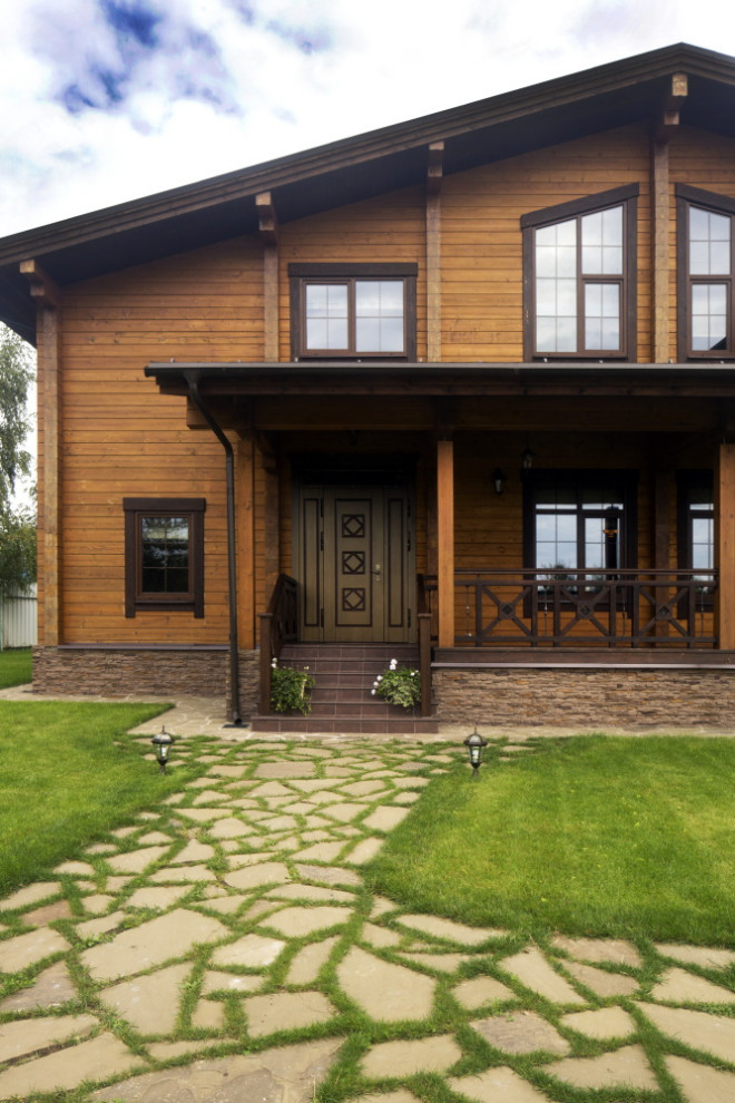 Дом из клееного бруса на р.Волге