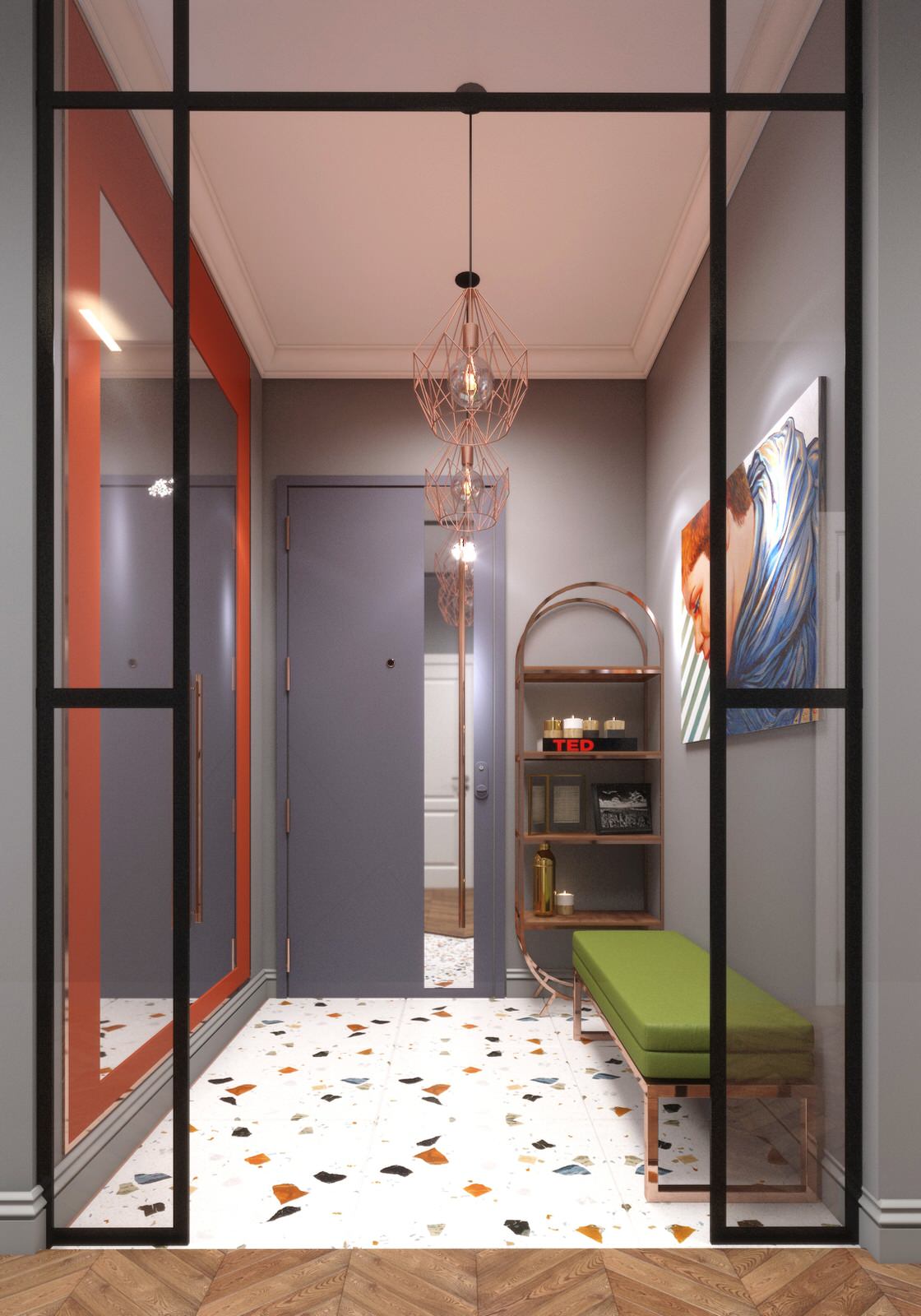 Проект квартиры для девушки, жк Аллегро Парк