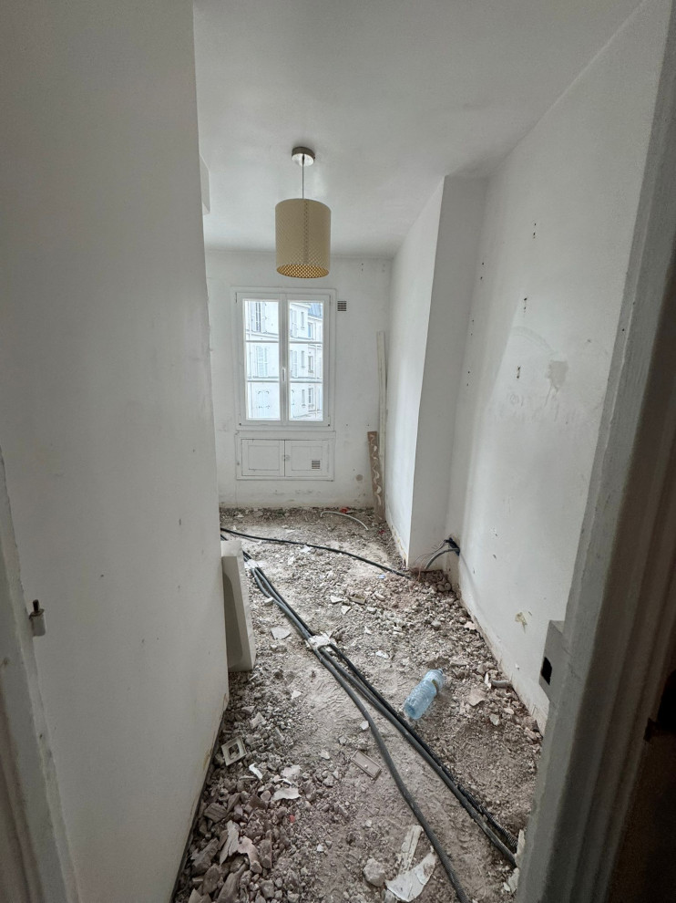 Projet Buttes Chaumont, rénovation d'un appartement de 60m2