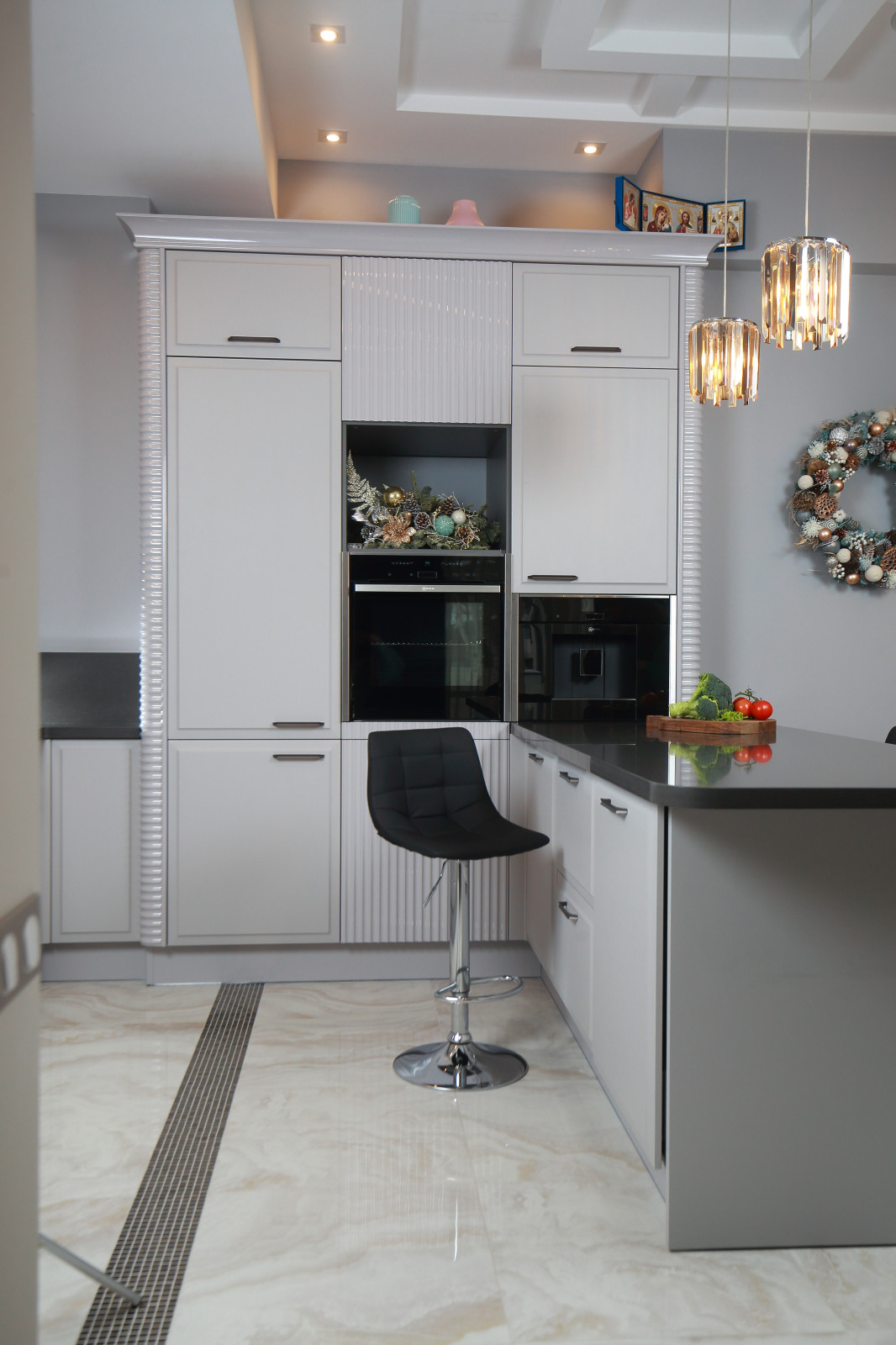 Кухонный гарнитур LATTE + PRESTIGE DECO