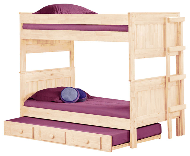 Duke Extra Long Bunk Bed Transitional Bunk Beds by Totally Kids