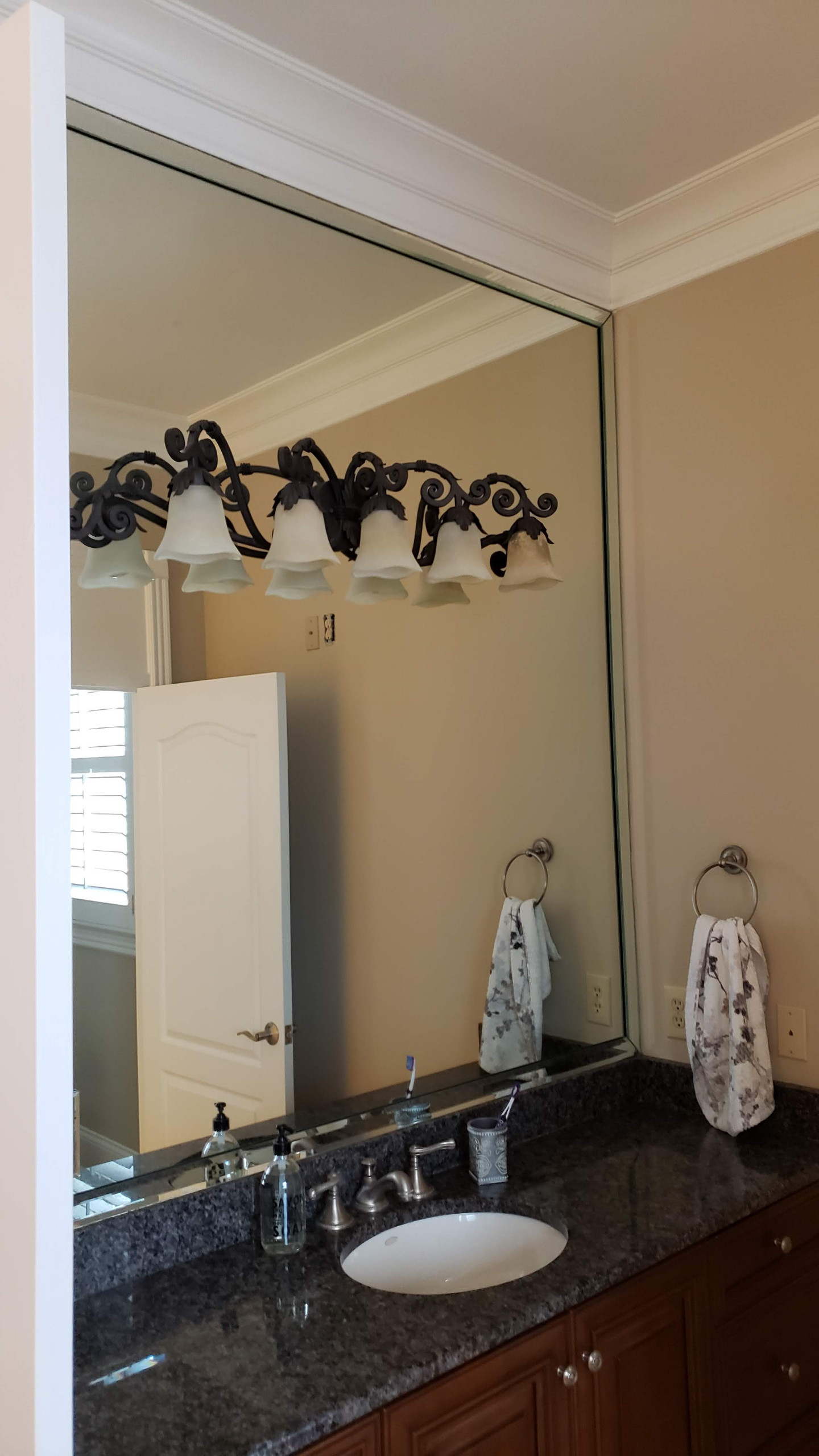 Luxury upgrades. Before/After