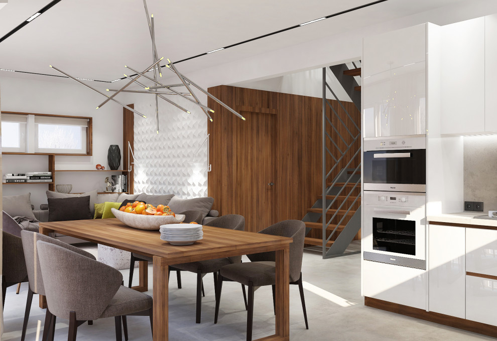 Современный двухэтажный жилой дом в Колтушах 130м2