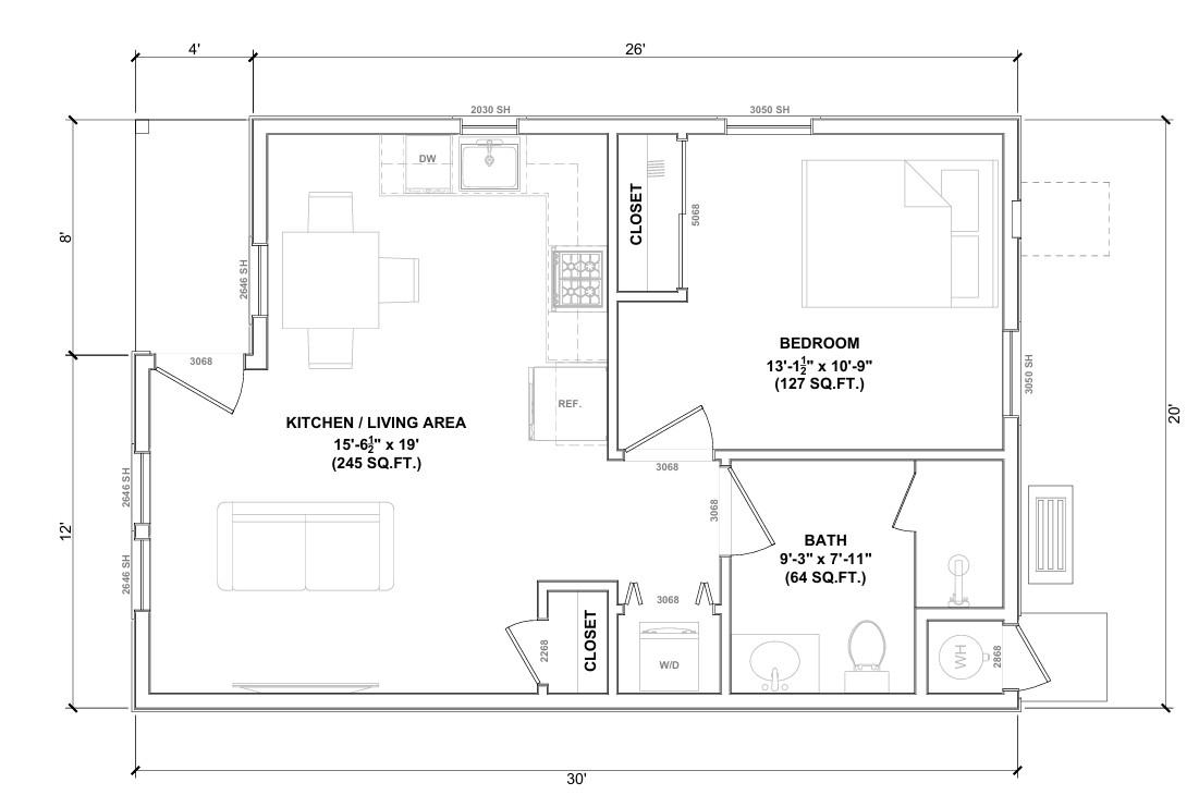 1 Bedroom - DeSoto