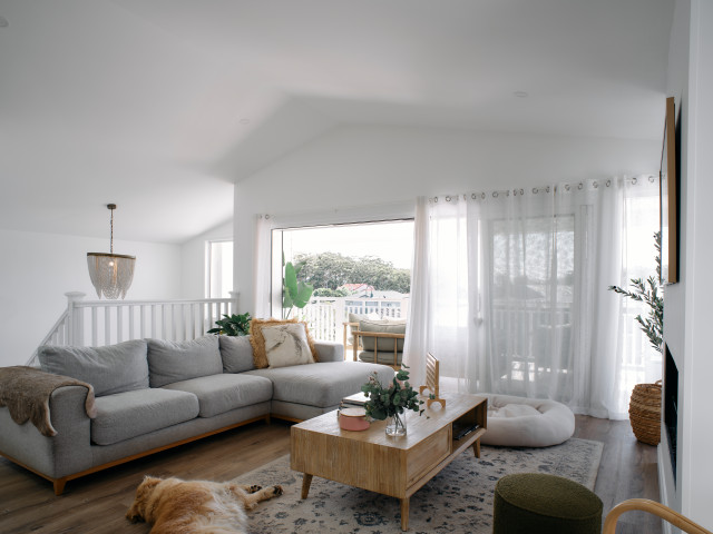 Nelson Bay beach-style-living-room