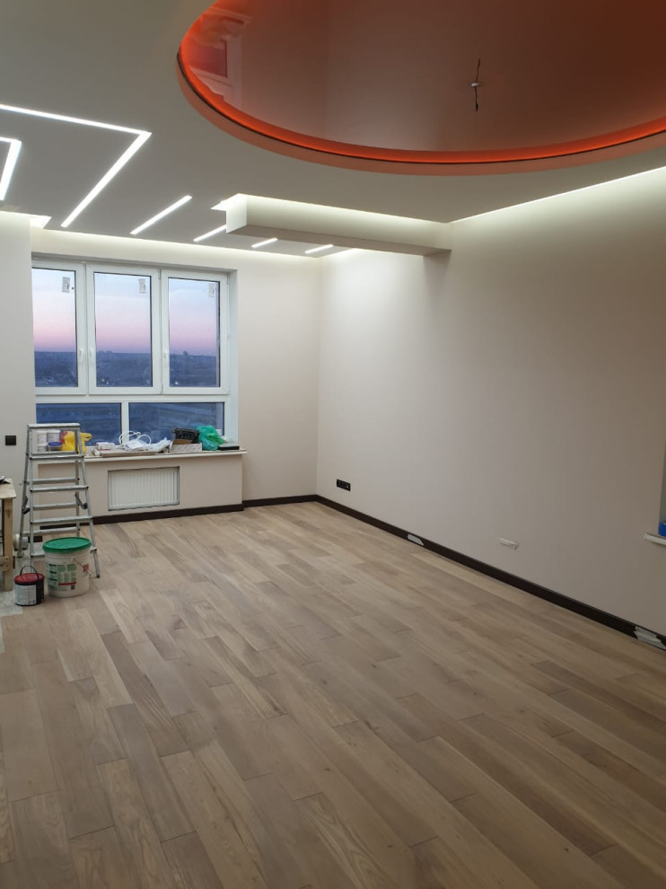 Яркая сочность. Трехкомнатная квартира на Озерной