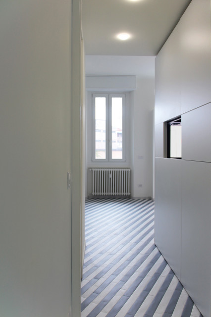 Casa biancablu minimalistisch-flur