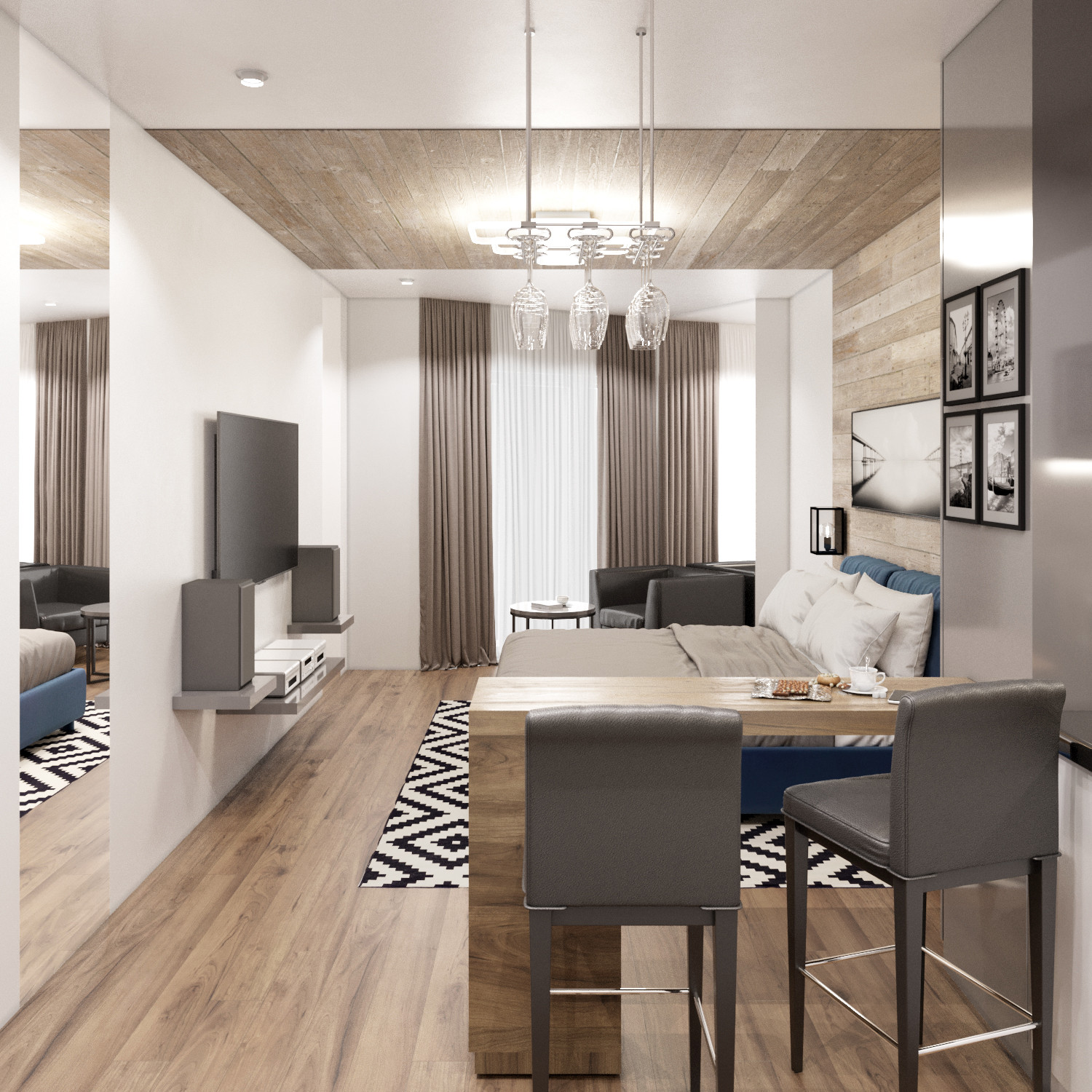 Interior Design in minimalistic style