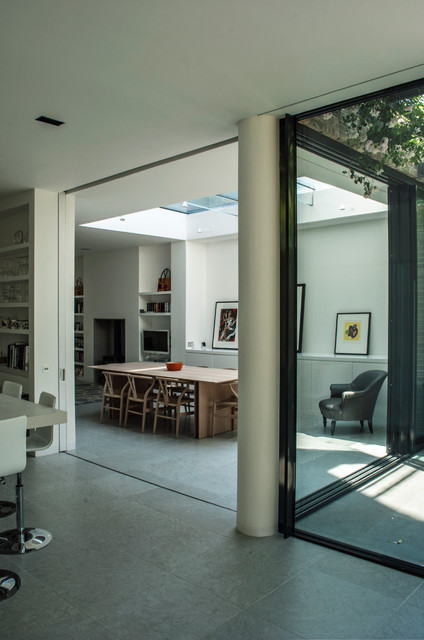 Private house in Streatham contemporary-dining-room