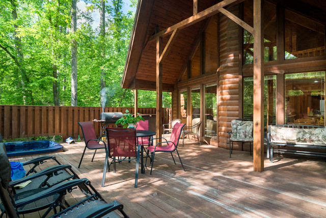 Cabins In Broken Bow Rustic Deck Oklahoma City By Jason