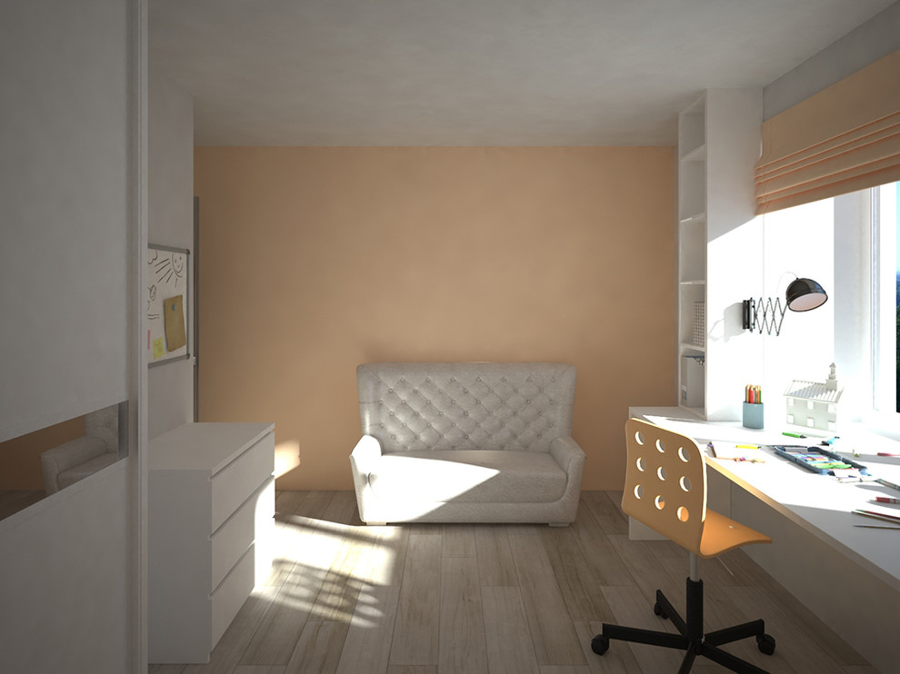 Самара, ул. Гая. Дизайн-проект квартиры для семьи с двумя детьми.