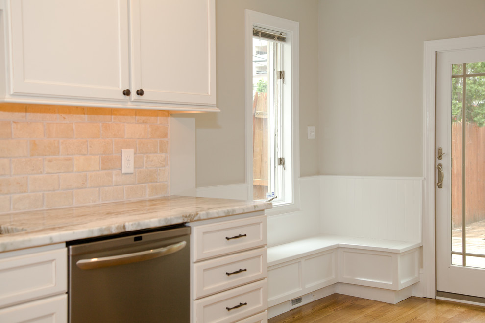 Home design - large transitional home design idea in Wilmington