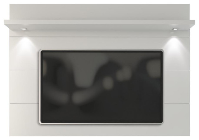 Manhattan Comfort Cabrini Floating Wall Tv Panel With White Gloss ...