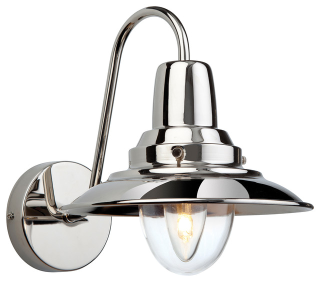 Fisherman's Wall Light, Chrome