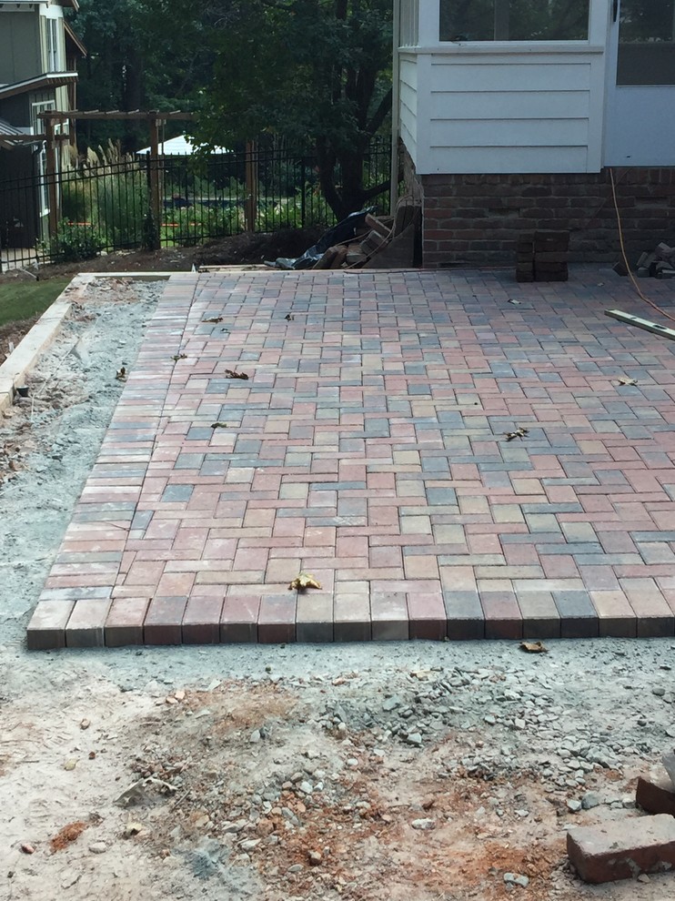 3 Tier PT Timber Walls, PT Timber Steps, Paver Patio, Irrigation, Sod, Drainage