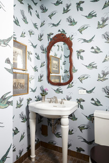 Apartment for a Music Critic - Eclectic - Powder Room - New York - by ...